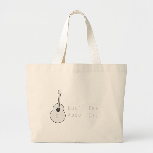 Grand Tote Bag Ne rongez pas à son sujet (Devant)