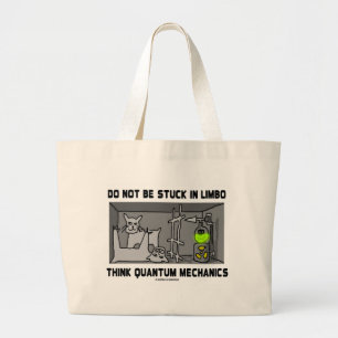 Grand Tote Bag Ne soyez pas coincé dans le vide pensent la mécani