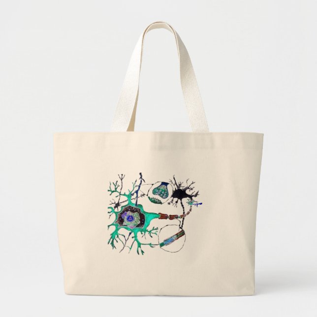 Grand Tote Bag Neurone ! (Devant)