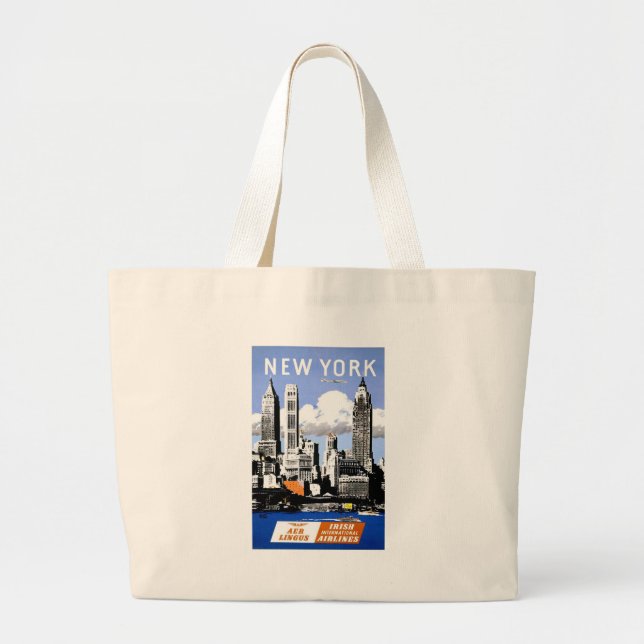 Grand Tote Bag New York City Travel (Devant)