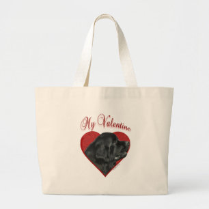Grand Tote Bag Newfie Valentine