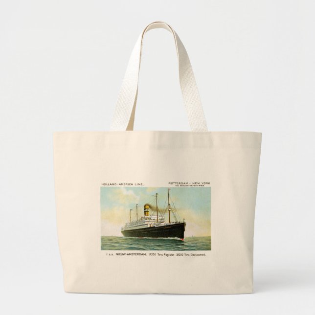 Grand Tote Bag Nieuw Amsterdam de 1906 (Devant)