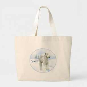 Grand Tote Bag Noel Bedlington Terrier