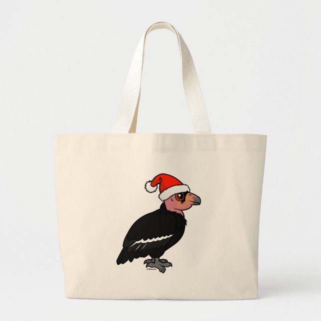 Grand Tote Bag Noël Californie Condor (Devant)