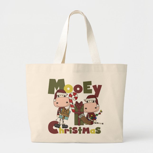 Grand Tote Bag Noël de Mooey (Devant)