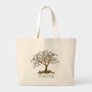 Grand Tote Bag Noix d'arbre familial