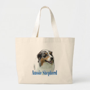 Grand Tote Bag Nom du berger australien