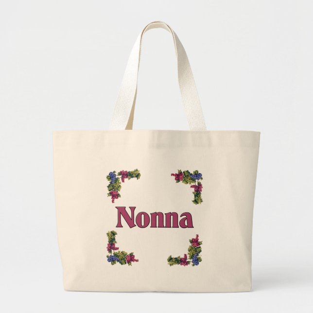 Grand Tote Bag Nonna (grand-mère italienne) (Devant)