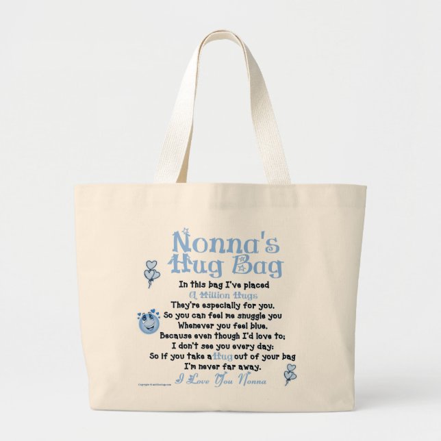 Grand Tote Bag - Nonna - vers simple italien (Devant)