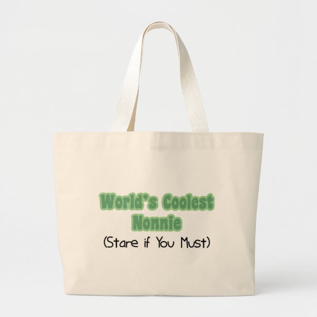 Grand Tote Bag Nonnie le plus frais du monde (Devant)