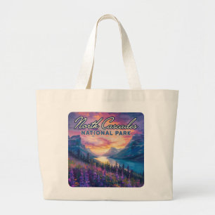 Grand Tote Bag North Cascades National Park Washington Vintage