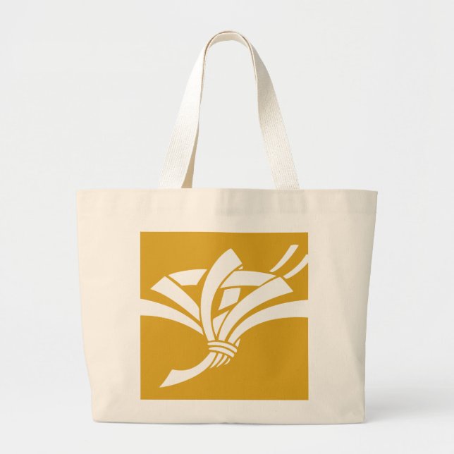 Grand Tote Bag Noshi en forme de grue (Devant)