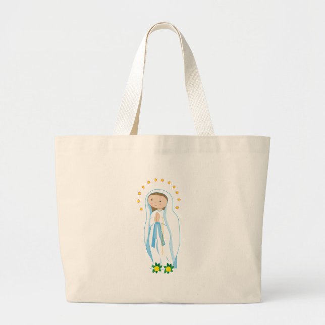 Grand Tote Bag Notre Dame de Lourdes (Devant)