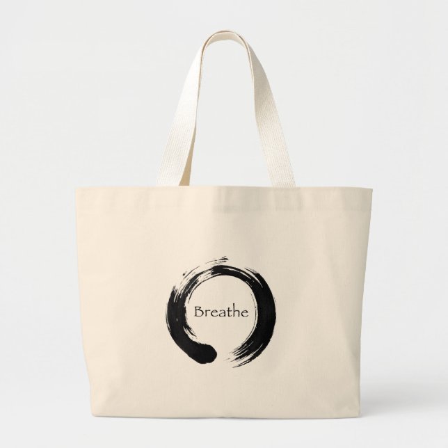 Grand Tote Bag N'oubliez pas de respirer ! (Devant)