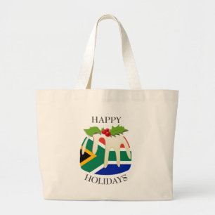 Grand Tote Bag Nouveauté   Pudding Festif avec   DRAG D'AFRIQUE D