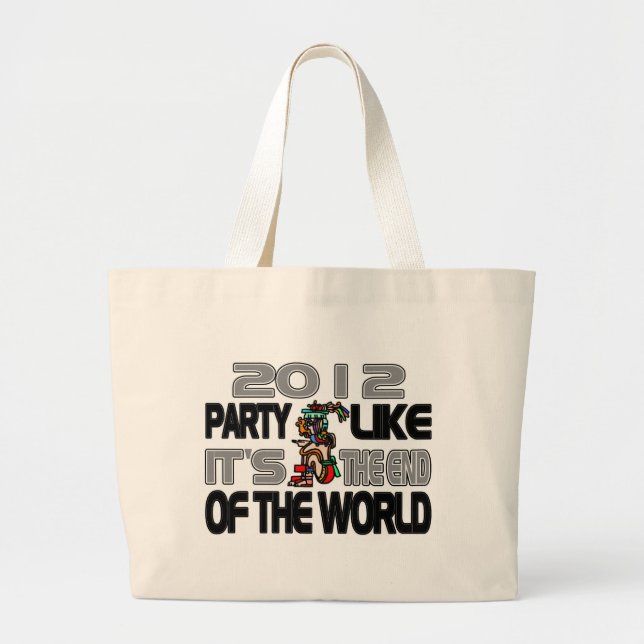 Grand Tote Bag Nouvelles années maya 2012 (Devant)