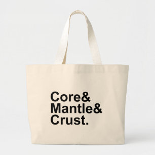Grand Tote Bag Noyau Manteau Croûte Structure interne de la Ter