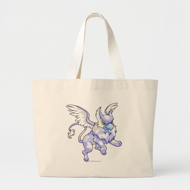 Grand Tote Bag Nuage d'aire (Devant)