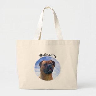 Grand Tote Bag Nuages Bullmastiff