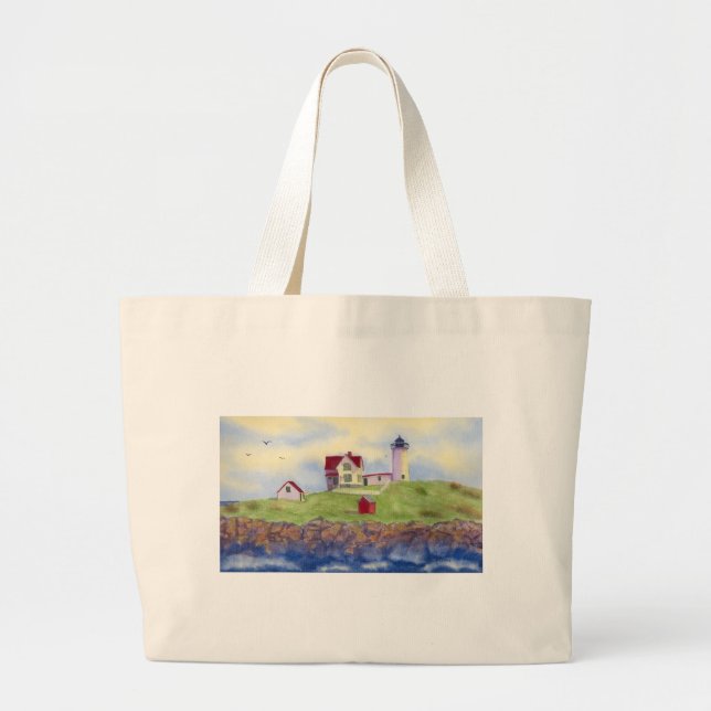 Grand Tote Bag nubble d'été (Devant)