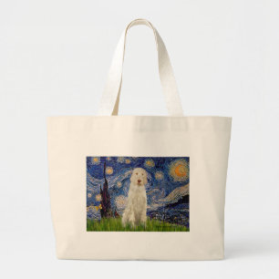 Grand Tote Bag Nuit étoilée - Spinone Italien #12
