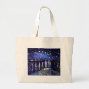 Grand Tote Bag nuit étoilée sur le rhone 1890