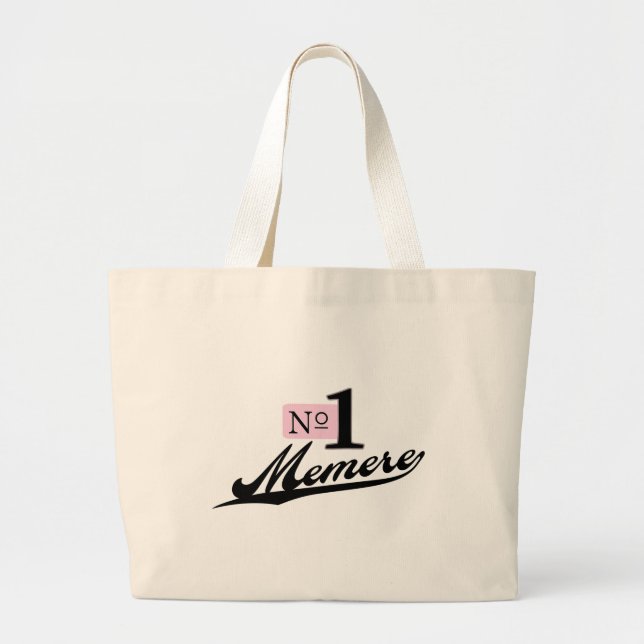 Grand Tote Bag Numéro un Memere (Devant)