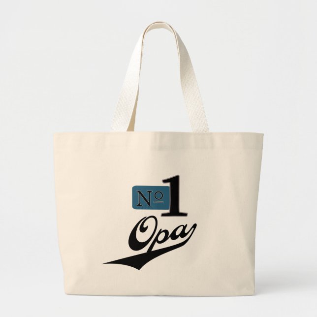 Grand Tote Bag Numéro un Opa (Devant)