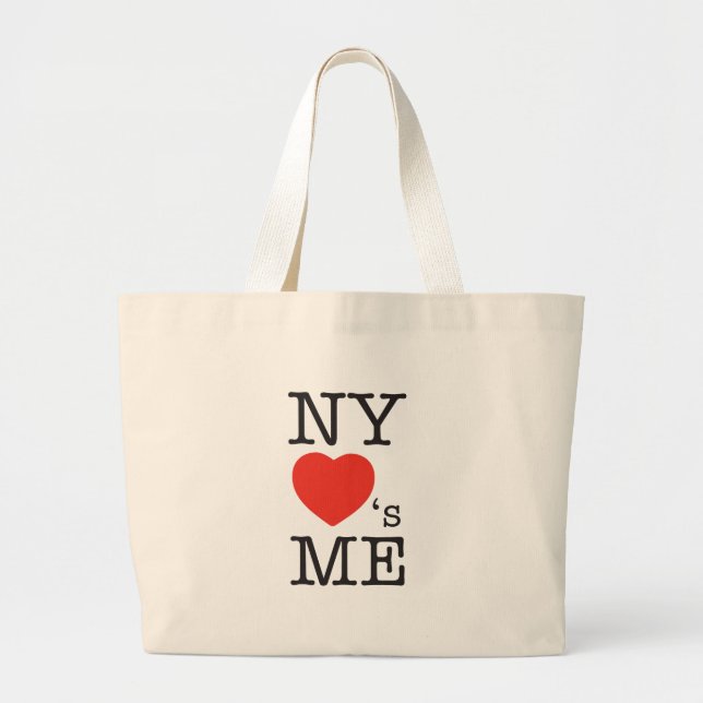 Grand Tote Bag NY m'aime (Devant)