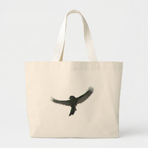 Grand Tote Bag Observateur d'oiseaux