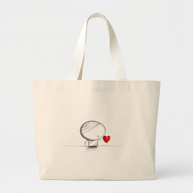 Grand Tote Bag Obtenez bien bientôt (Devant)