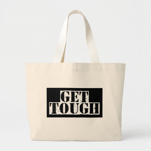 Grand Tote Bag Obtenez robuste 005 (Devant)