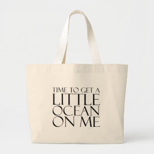 Grand Tote Bag Océan de PIÈCE EN T sur moi