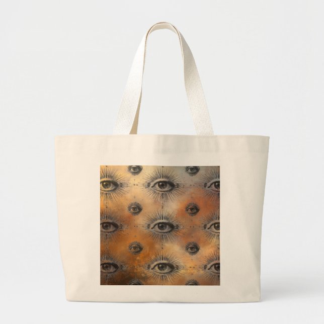 Grand Tote Bag Œil Omniscient (Devant)