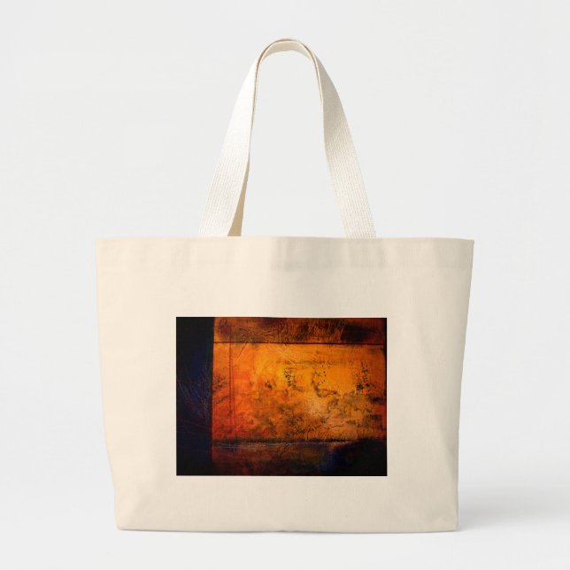 Grand Tote Bag Oeuvre Abstraite classique (Devant)