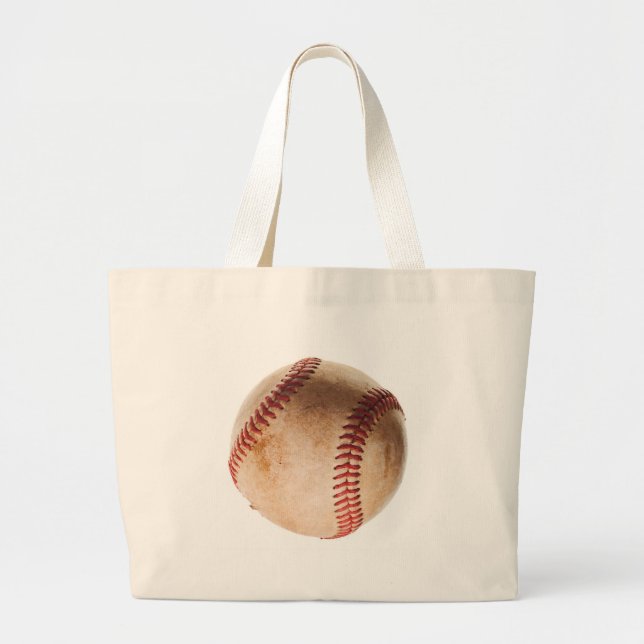 Grand Tote Bag Oeuvre De Baseball (Devant)