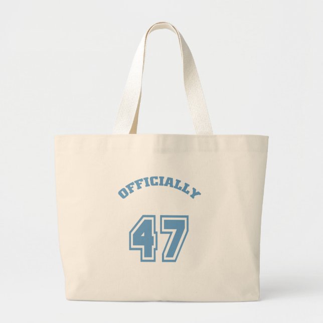 Grand Tote Bag Officiellement 47 (Devant)