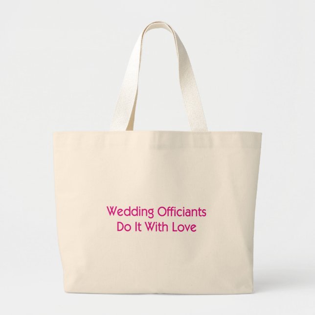 Grand Tote Bag Officiers mariages (Devant)