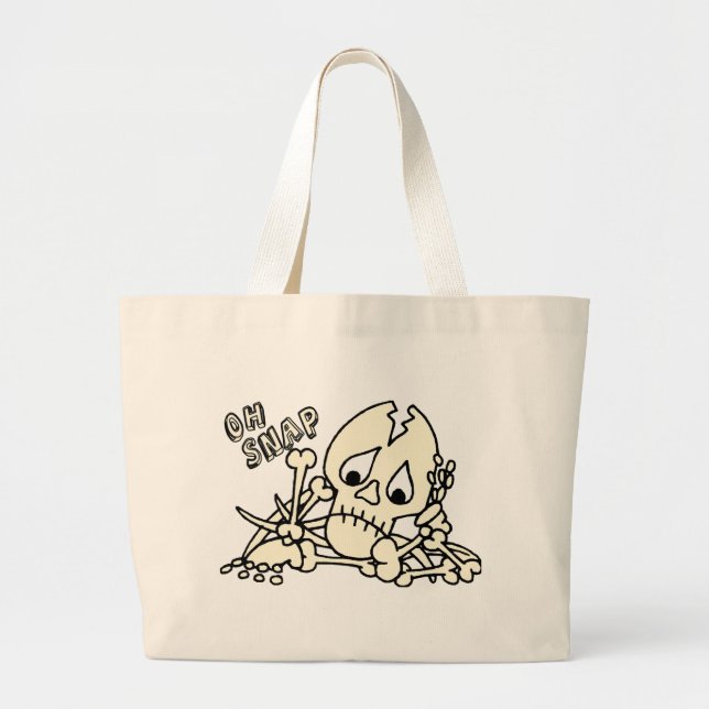 Grand Tote Bag Oh squelette instantané (Devant)