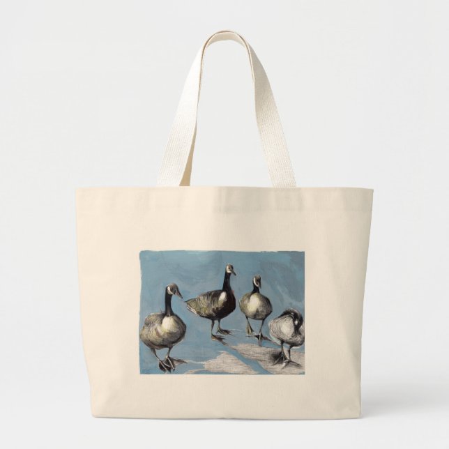 Grand Tote Bag Oies amicales 2012 du Canada (Devant)