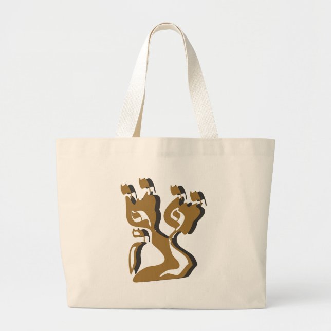 Grand Tote Bag Oiseau (Devant)