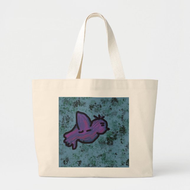 Grand Tote Bag Oiseau (Devant)