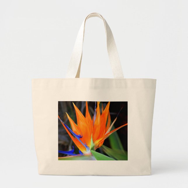Grand Tote Bag Oiseau du paradis fourre-tout (Devant)