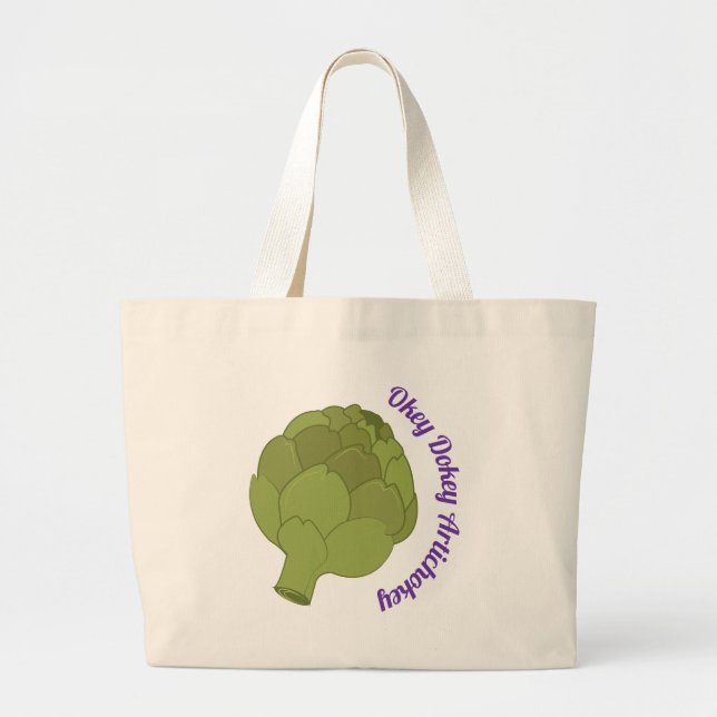 Grand Tote Bag Okey Dokey Artichokey (Devant)