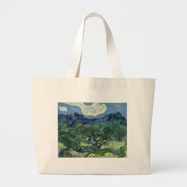 Grand Tote Bag Olive Trees par Van Gogh (Devant)