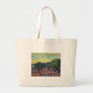 Grand Tote Bag Oliveraie de Vincent Van Gogh Impressionnisme Art