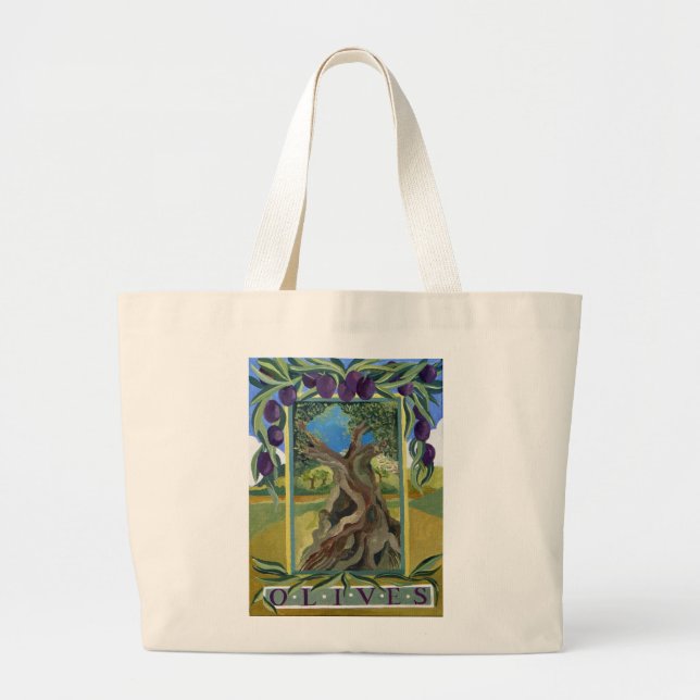Grand Tote Bag Olives noires 2014 (Devant)