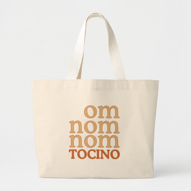 Grand Tote Bag OM NOM NOM Mmm... TOCINO (Devant)