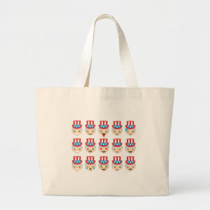 Grand Tote Bag oncle sam emoji