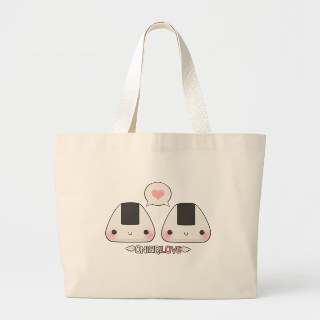 Grand Tote Bag Onigiri Fourre-tout (Devant)
